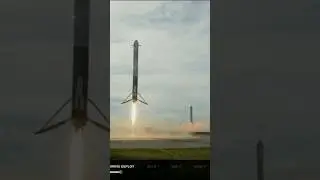 Watch SpaceX Land 2 Rockets At Once | GOES-U Launch