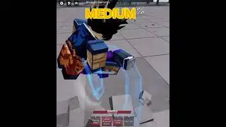 Garou Combo Levels (easy,normal,hard) | The Strongest battleground |