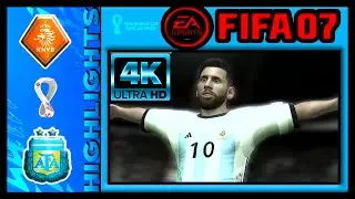 Netherlands vs Argentina ➤ FIFA 07 Qatar World Cup 2022 Patch ➤Subscribe to get this Patch for Free!