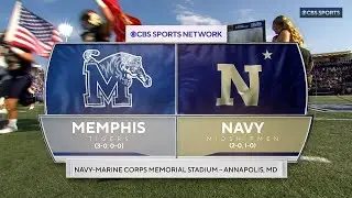 Highlights: Navy Football vs. Memphis (9/21/24)