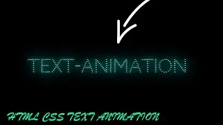 HTML CSS Text Animation|@pinkweb0 html css tutorial