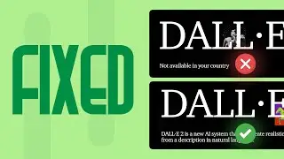 How To Fix dalle 2 Not Available In Your Country (Tutorial)