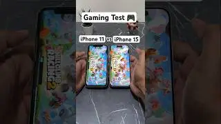 iPhone 15 vs iPhone 11 Hill Climb Racing 2 test🧐#shorts #iphone11 #iphone15