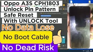 Oppo A3S Unlock With UnlockTool 2024 | A3S Hard Reset | A3S Reset by unlock tool |