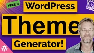 My free online WordPress Theme Generator