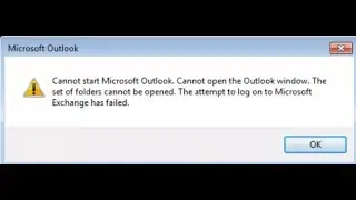 Outlook 2016 (FIXED) Error Cannot Start Microsoft Outlook Cannot Open The Outlook Window