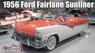 Fiesta Red Ford - 1956 Ford Fairlane Sunliner