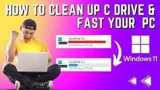 How To Clean Up C Drive And Make Your Computer Faster In Windows 11 💻 | Clean System Drive 🔥