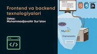 Frontend va backend texnologiyalari