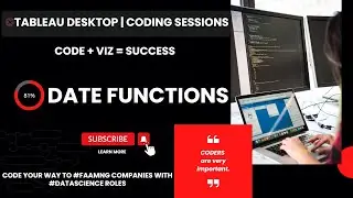 Tableau Desktop Training | Coding Bootcamp | Date Functions