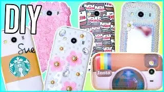 DIY Phone Cases | Nutella, Starbucks, Instagram & More!