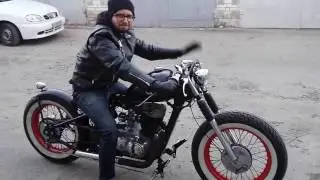 ИЖ-49 лучший kustom soviet bobber IZH-49 pinstriping + Киркорова песня)))