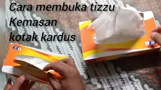 Tutorials||Cara membuka tizzu kemasan kotak kardus kecil cepat dan mudah bagi pemula wajib tau