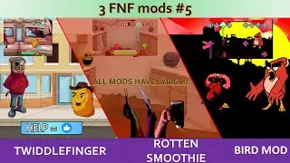 Today we have 3 BANGERS FNF MOD WITH LYRICS | 3 FNF mods #5