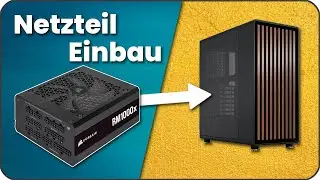 PC Netzteil anschließen - PC Mainboard und Grafikkarte verkabeln - die Steckerbelegung