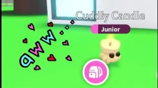 Trading the new Cuddly Candle pet in Adopt me! 🕯 🥰