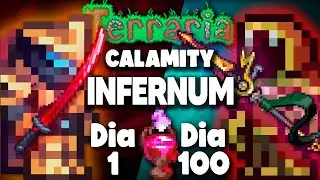 PASSEI 100 DIAS NO TERRARIA CALAMITY INFERNUM - O FILME