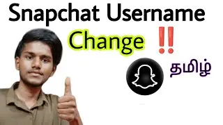 how to change username in snapchat / snapchat account username change / tamil / BT