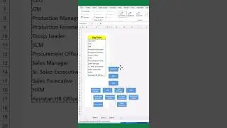 How to Create organizations Chart in Excel? 