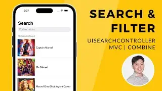 Search and filter with UISearchController (MVC architecture)