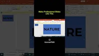 Make professional powerpoint slide in 1 minute #powerpoint #powerpointtutorial