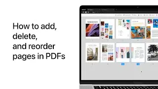 How to add or remove pages in a PDF on Mac