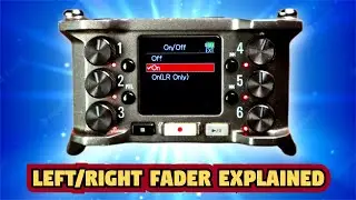 Zoom F6: Left/Right Fader Setting Explained!