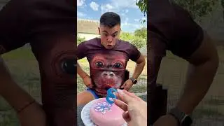 Blowing gorilla by Secret Vlog