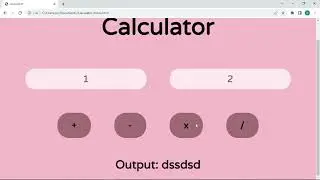 How To Create A Calculator In HTML, CSS & JS | Calculator In HTML, CSS & JS