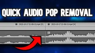 Removing Audio Pops From Jump Cuts In Premiere Pro *QUICK*