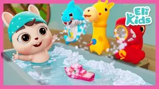 Bath Fun With Toys & Bubbles | Educational Songs Compilations