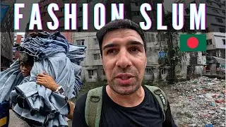 INSIDE THE WORLD'S BIGGEST FASHION SLUM 🇧🇩 (It’s intense!) Dhaka, Bangladesh