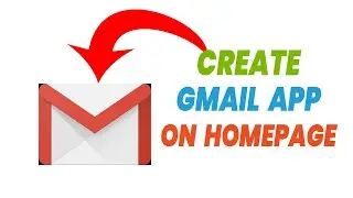 How to Create Gmail Shortcut on Desktop In windows 10 / Show Gmail App on Windows 10