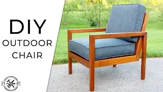 DIY Modern Outdoor Chair | How to Build