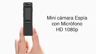 Mini Cámara espía HD 1080p con micrófono magnética