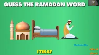 Guess the Ramadhan Word by Emoji || Islamic knowledge without music