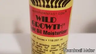 Wild Growth  Light oil Moisturizer| For Hair Growth