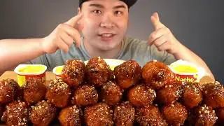 Thánh ăn mukbang ăn đùi gà chiên cực ngon