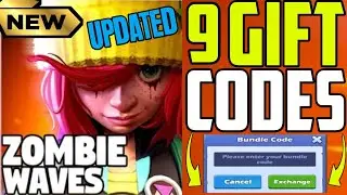 🎁UPDATE CODES🎁ZOMBI WAVES CODES - ZOMBIE WAVES GIFT CODES - ZOMBIE WAVES REDEEM CODES