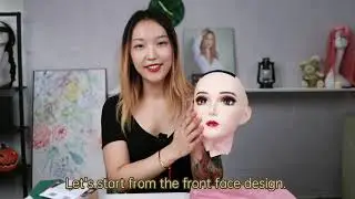 Transgender Unboxing Tammie The Doll Mask with Latex and Trying On| Moli's Studio English Subtitles