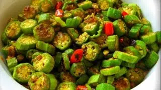 Vegetarian Curry Okra Recipe.