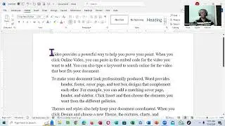 HOW TO HONG OVER WORD IN A DOCUMENT