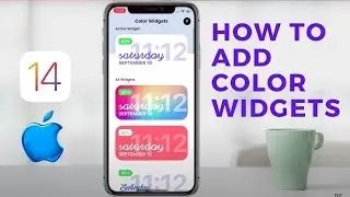 How to add custom color Widgets on iOS 14