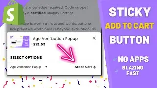 Sticky add to cart with expansive menu (copy/paste code for any Shopify theme)