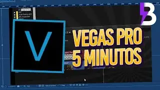 APRENDA COMO EDITAR NO VEGAS PRO 16 em 5 MINUTOS - Tutorial para Iniciantes