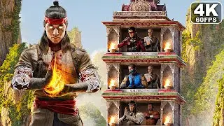 Mortal Kombat 1 Liu Kang Klassic Towers Gameplay PS5 4K 60FPS