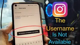 instagram the username is not available problem solve