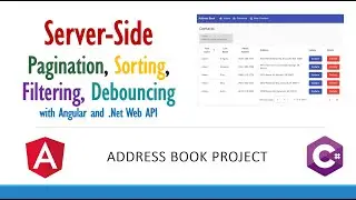 Server Side Pagination, Sorting, Filtering (searching) and Debouncing with Angular and .NET Web API