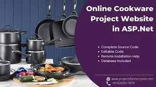 Online Cookware Website Project in ASPNet - Responsive Design | cookware project