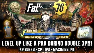 LEVEL UP FAST during DOUBLE XP Weekend in Fallout 76 with this helpful guide!!